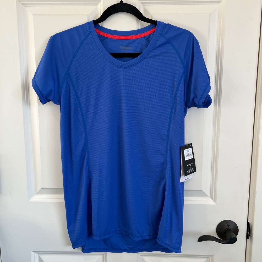 NWT Outdoor Research Echo T-Shirt Lightweight Athletic Top Ultramarine Medium